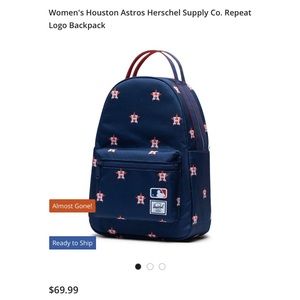 astros herschel backpack